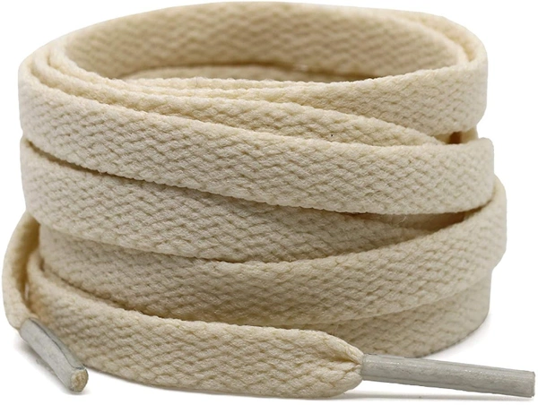 GRAH SANGRAH® (2 Pair) Shoelaces for Hiking Shoes, Outdoor Walking Sneakers, Outdoor Hiking, Climbing, Basketball, Work Boot, Running , Sport Shoes  - 120 CM, Beige